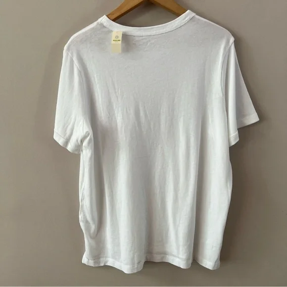 Offline by aerie 100% cotton Short sleeve Logo t shirt tee Ladies medium white - Picture 3 of 7